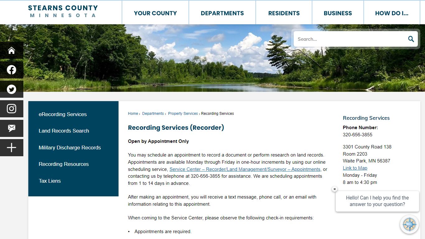 | Stearns County, MN - Official Website